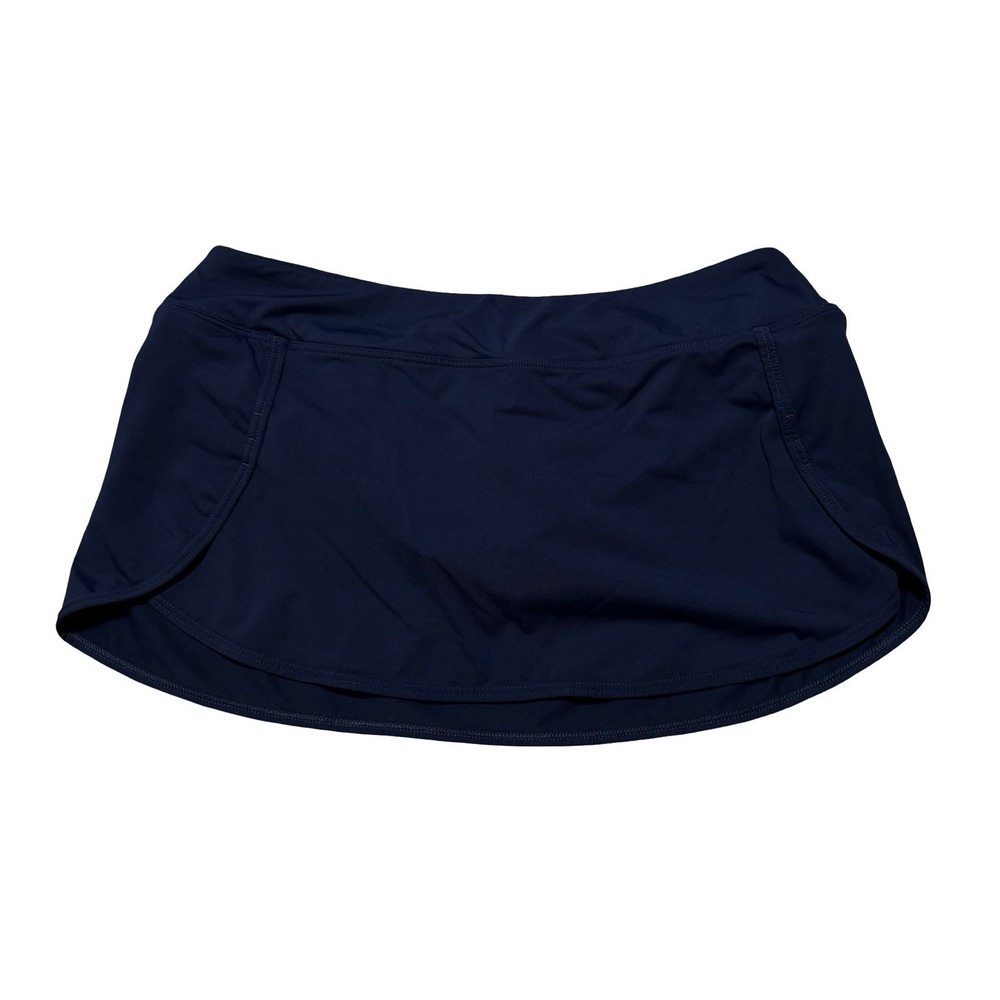 Athleta Women's Navy Blue Lined Mini Skirt Size Medium 29 x 11